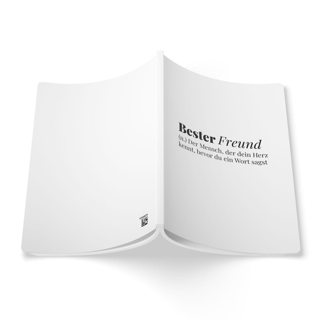 Bester Freund definition journal - Softcover Notebook, German friendship quote Paper products La Vie Bien Bester Freund definition journal - Softcover Notebook, German friendship quote
