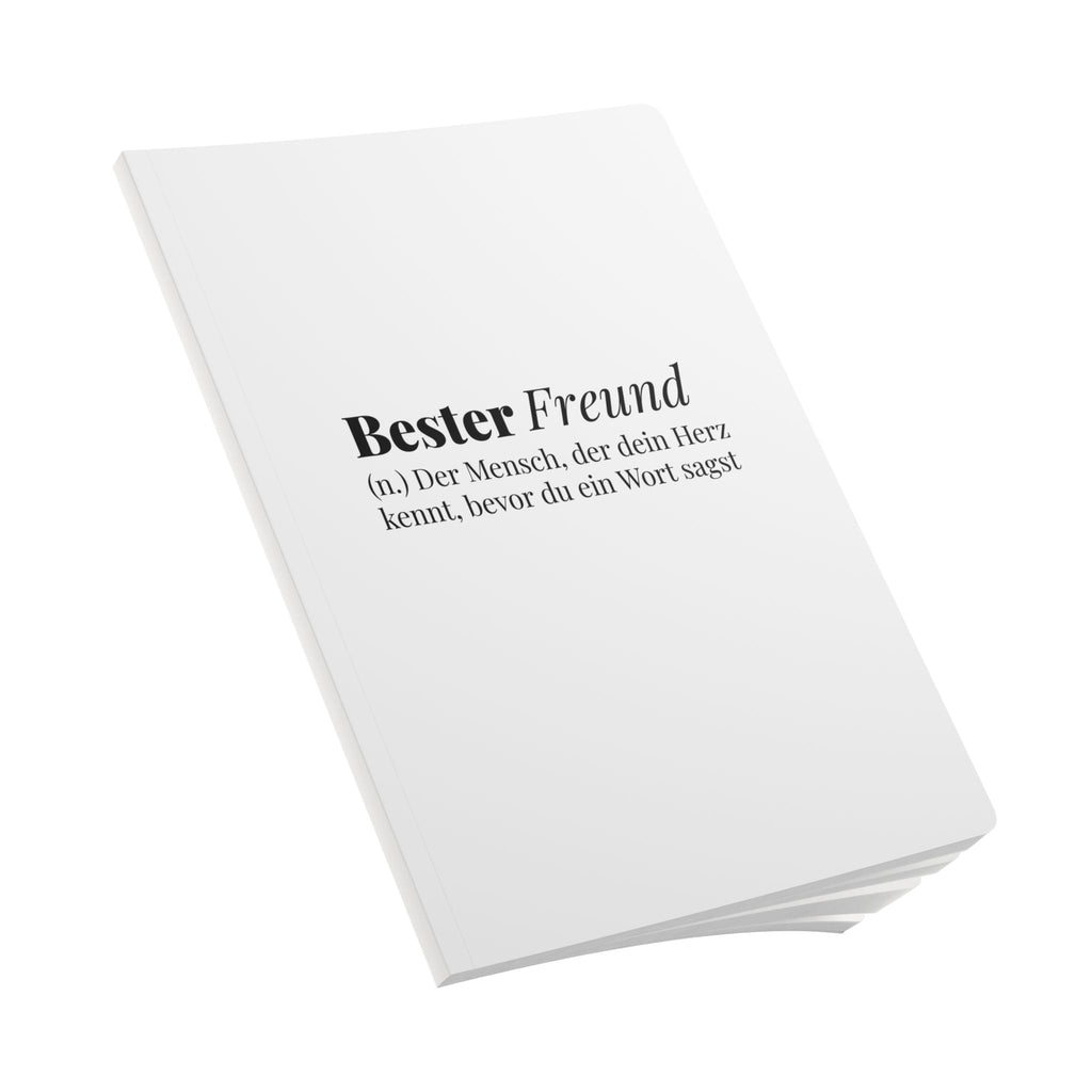 Bester Freund definition journal - Softcover Notebook, German friendship quote Paper products La Vie Bien Bester Freund definition journal - Softcover Notebook, German friendship quote