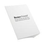 Bester Freund definition journal - Softcover Notebook, German friendship quote Paper products La Vie Bien Bester Freund definition journal - Softcover Notebook, German friendship quote