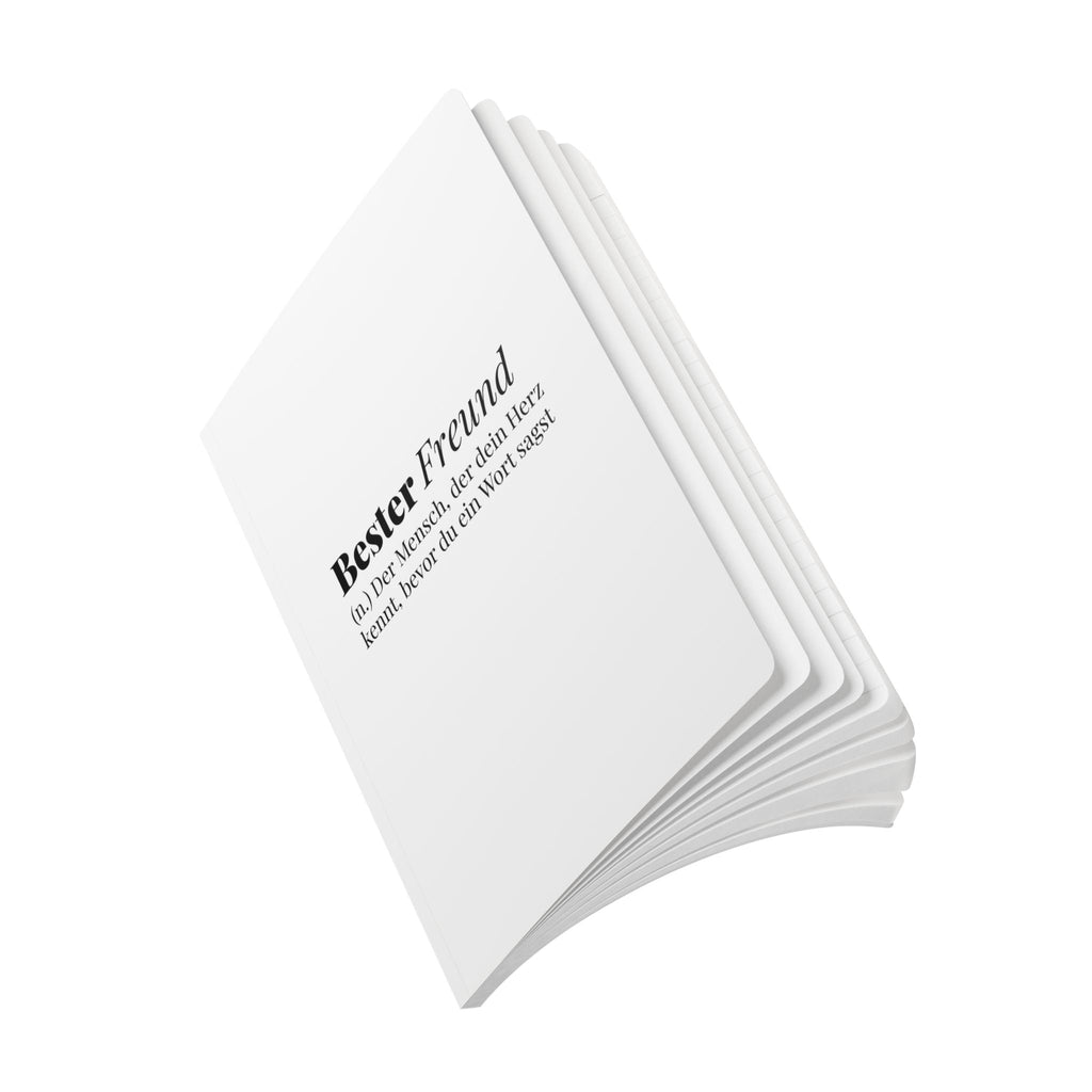 Bester Freund definition journal - Softcover Notebook, German friendship quote Paper products La Vie Bien Bester Freund definition journal - Softcover Notebook, German friendship quote