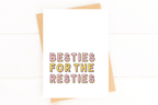 Besties for the Resties Galentine's Day Card Valentines Card by Five Dot Post