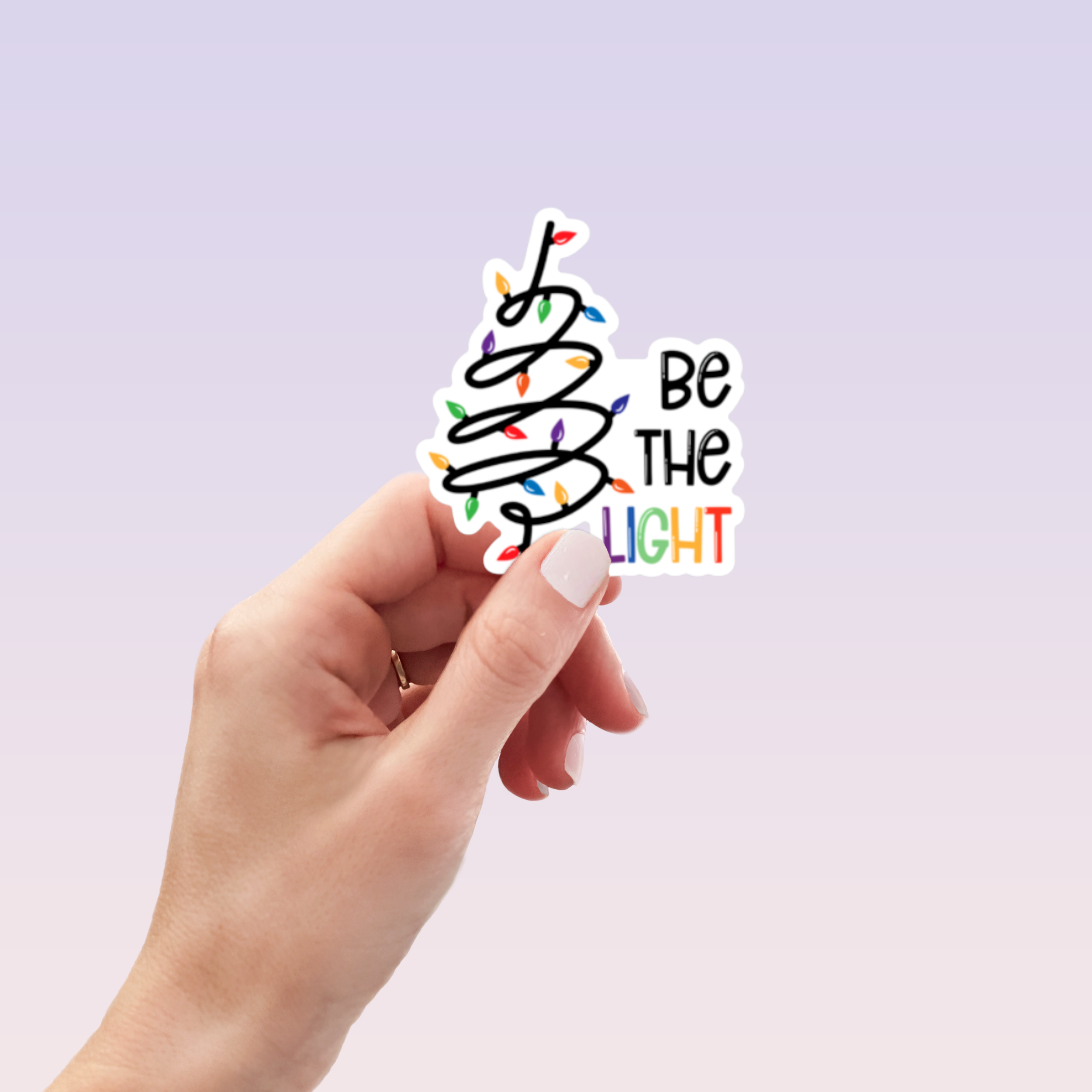 Be The Light Sticker