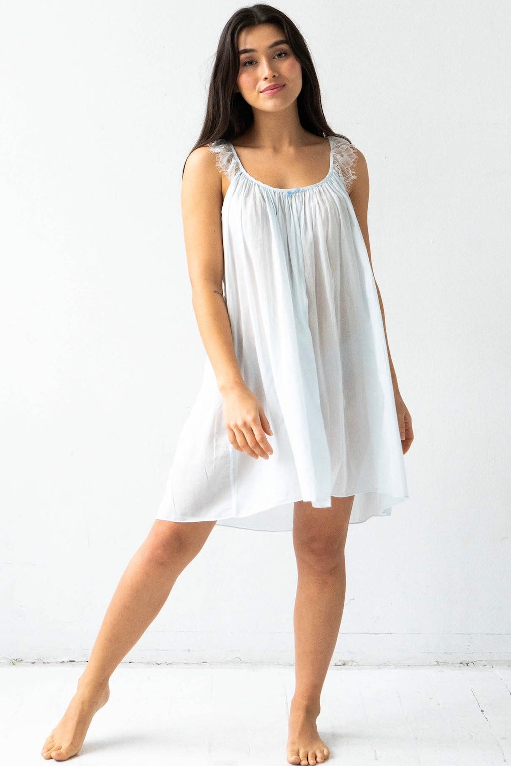 Betty Babydoll in Cotton Silk Blend PAJAMAS La Vie Bien Betty Babydoll in Cotton Silk Blend
