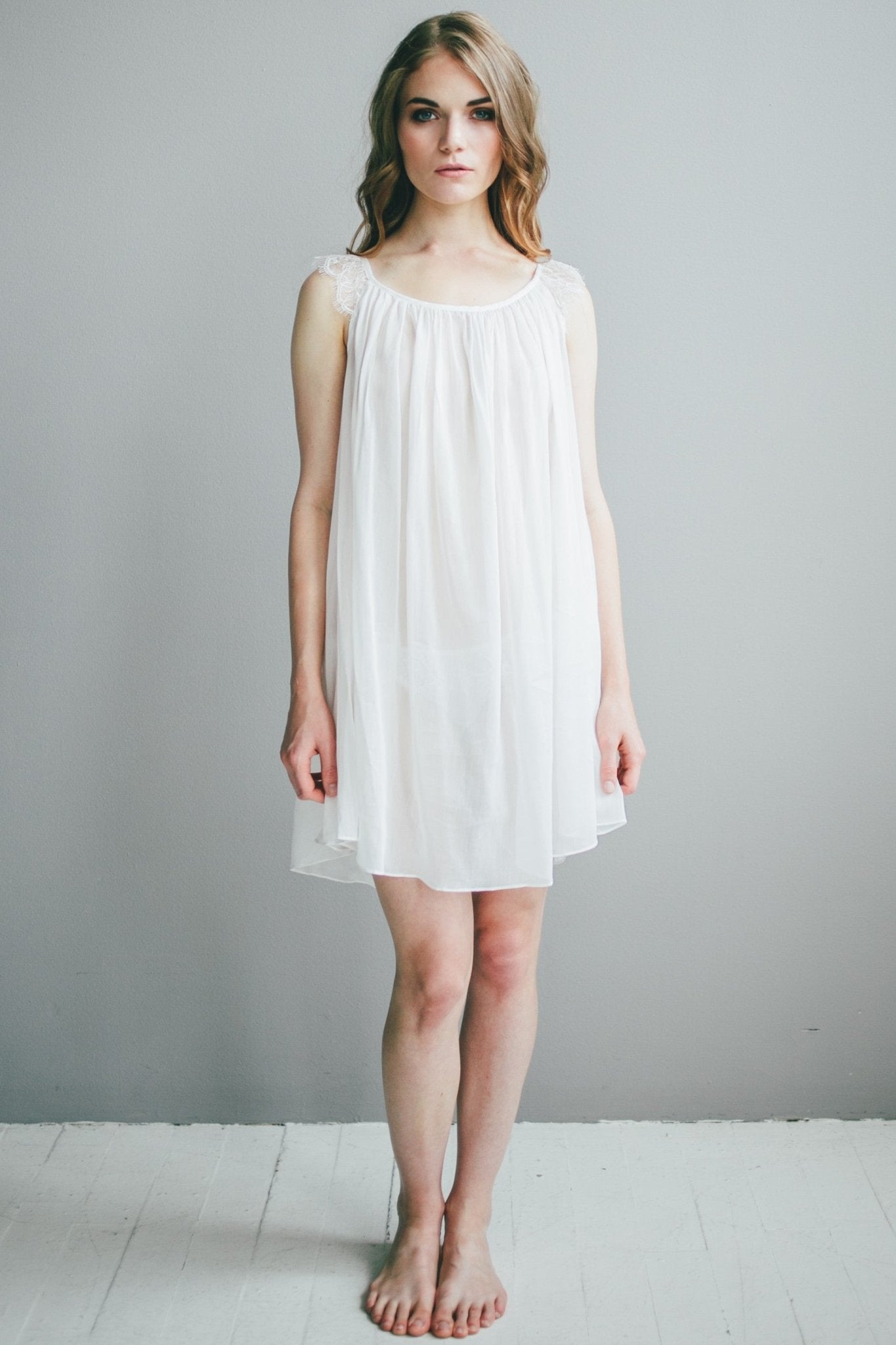 Betty Babydoll in Cotton Silk Blend PAJAMAS La Vie Bien Betty Babydoll in Cotton Silk Blend