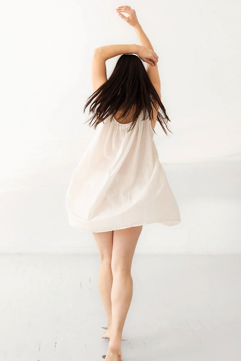 Betty Babydoll in Cotton Silk Blend PAJAMAS La Vie Bien Betty Babydoll in Cotton Silk Blend