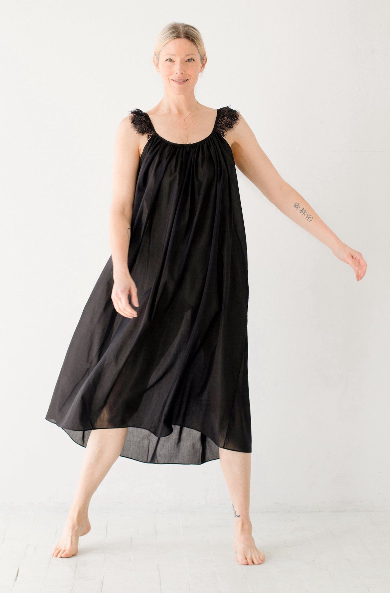 Betty Long Gown – Extended Size NIGHTGOWN La Vie Bien Betty Long Gown – Extended Size