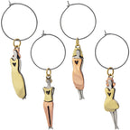 Between Sisters Wine Charms - Set of 4 Serveware La Vie Bien Between Sisters Wine Charms - Set of 4
