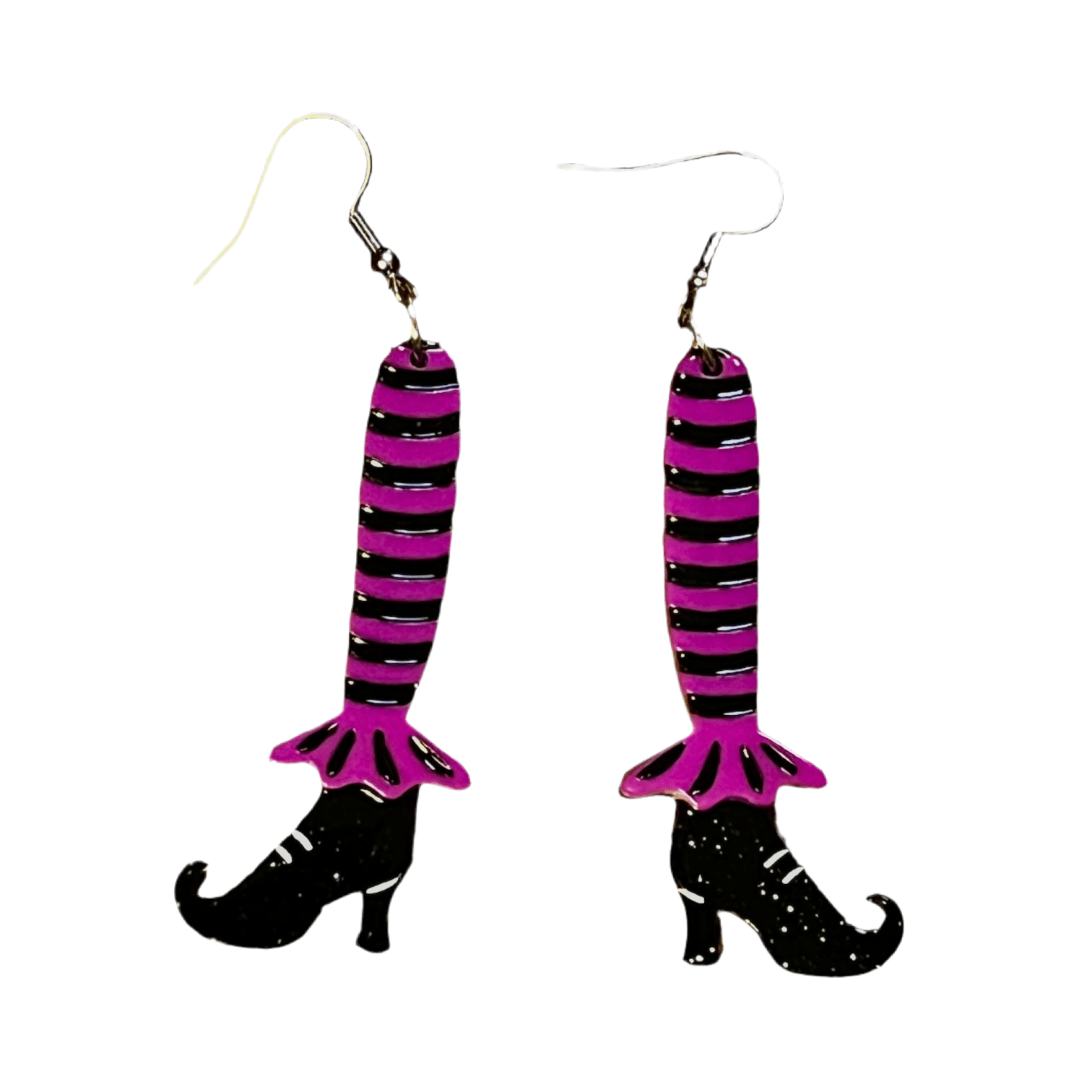 Bewitching Booties Earrings in PURPLE by Lipstick & Chrome Earrings La Vie Bien Bewitching Booties Earrings in PURPLE by Lipstick & Chrome
