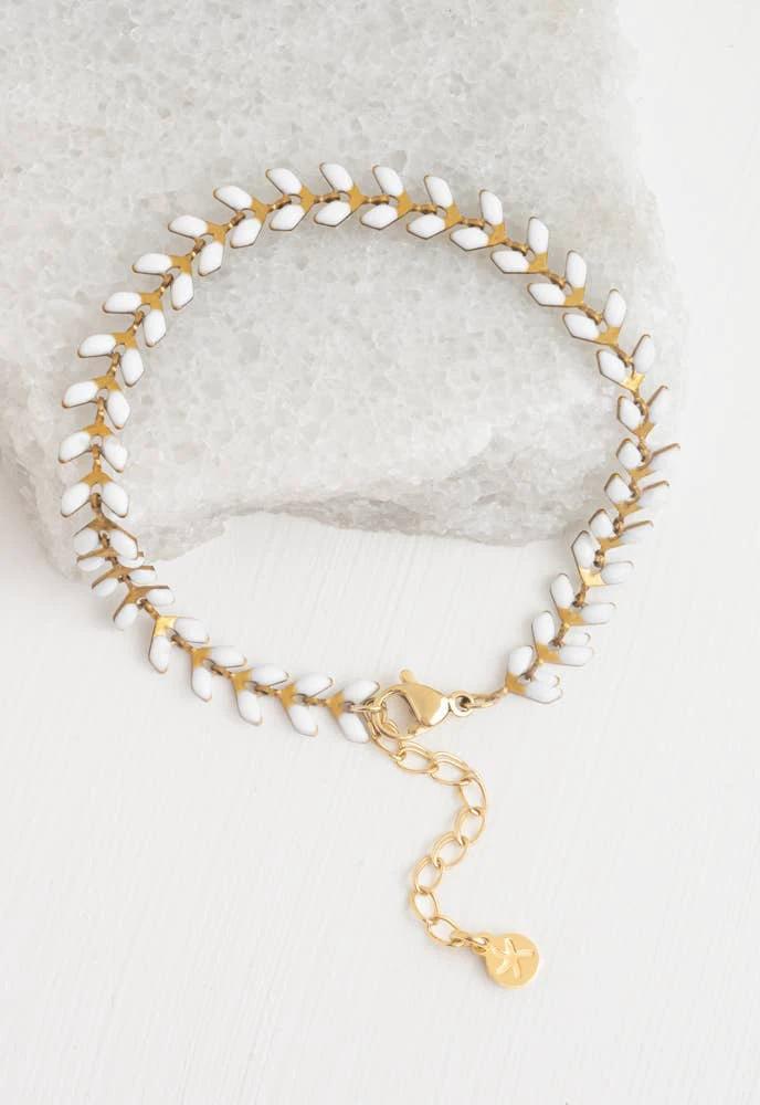Seeds of Hope Bracelet in Ivory by Ethical Trade Co