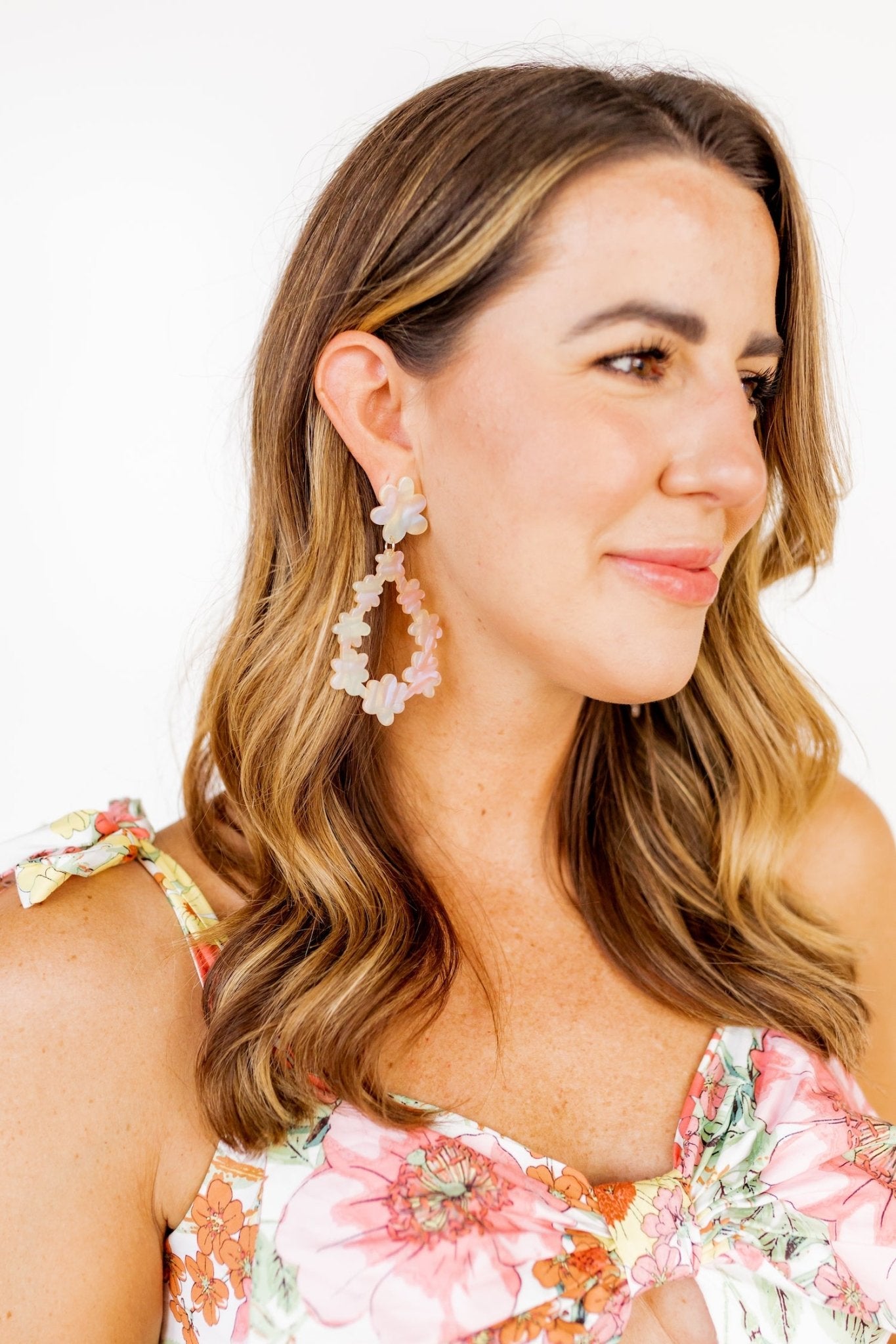 Bianca Statement Earrings - Pastel Punch