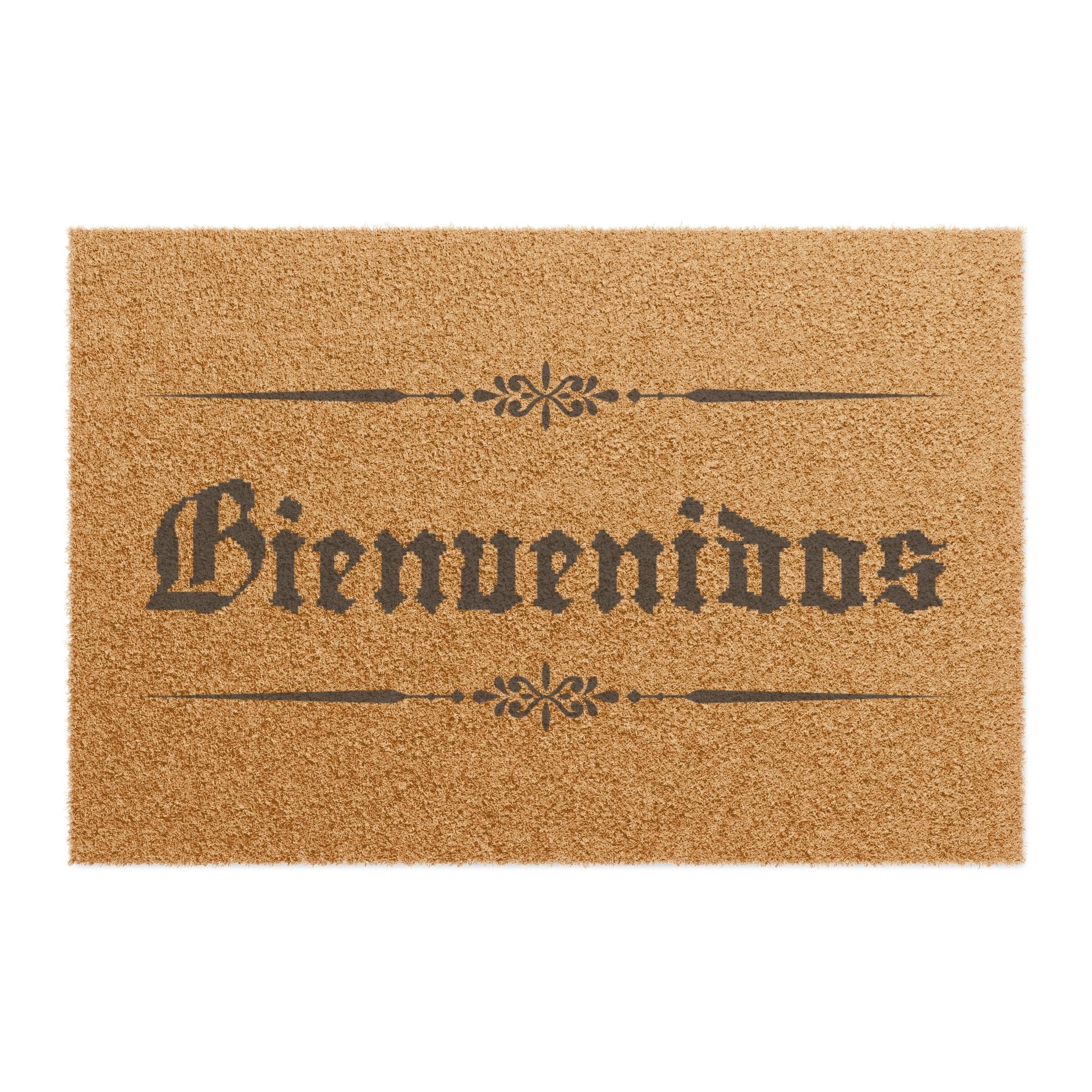 Bienvenidos Doormat — Rustic Spanish Welcome Coir Mat Home Decor La Vie Bien Bienvenidos Doormat — Rustic Spanish Welcome Coir Mat