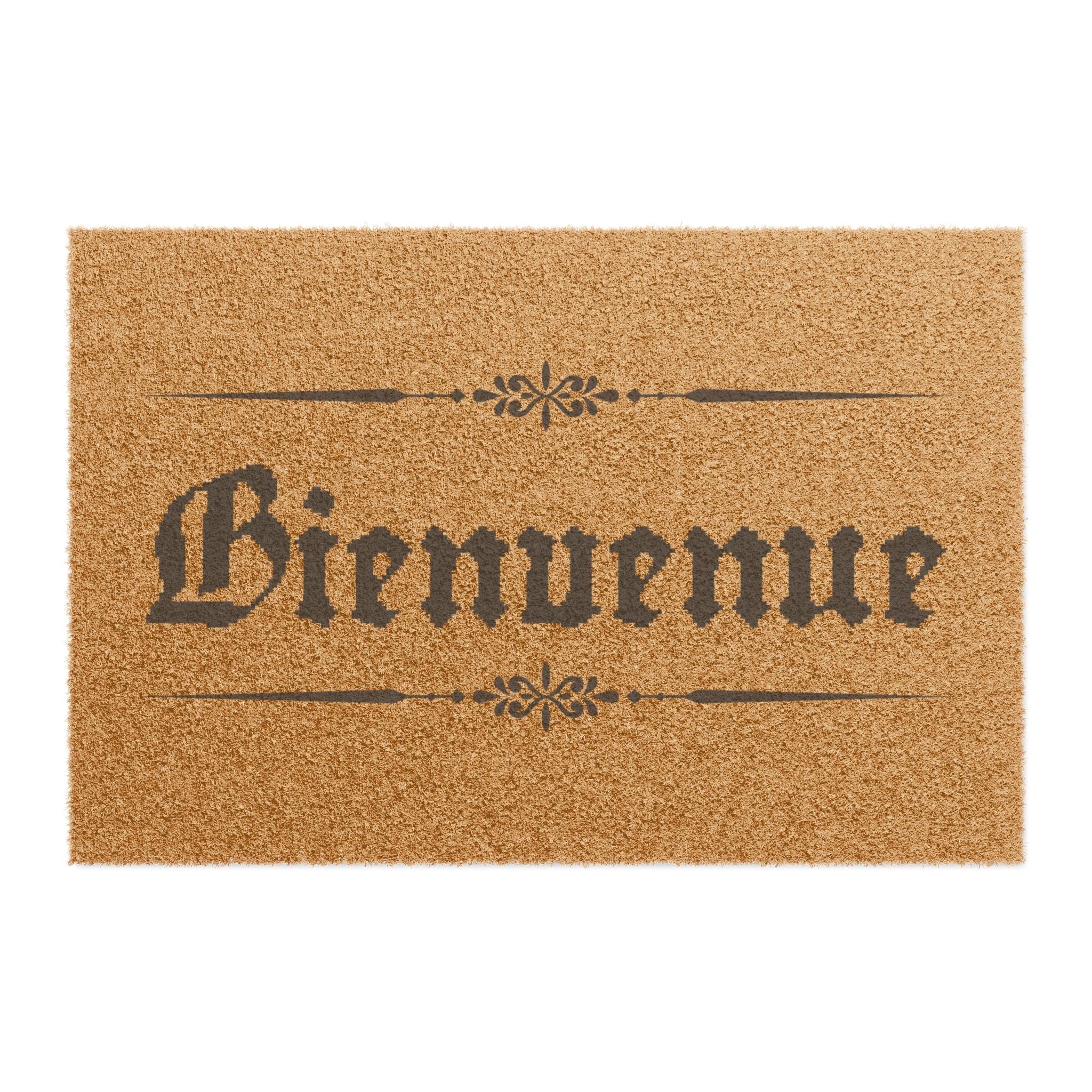 Bienvenue Doormat – Rustic French Welcome Coir Mat Home Decor La Vie Bien Bienvenue Doormat – Rustic French Welcome Coir Mat