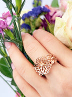 Big Bouquet Filigree Ring by Ash & Rose