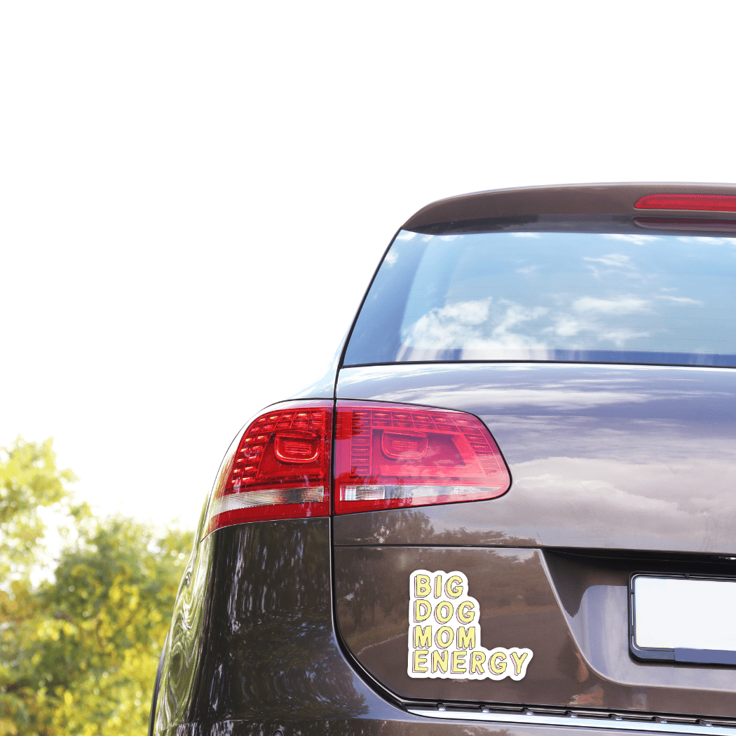 Big Dog Mom Energy Magnet- Durable Car Magnet for Pet Parent by Five Dot Post