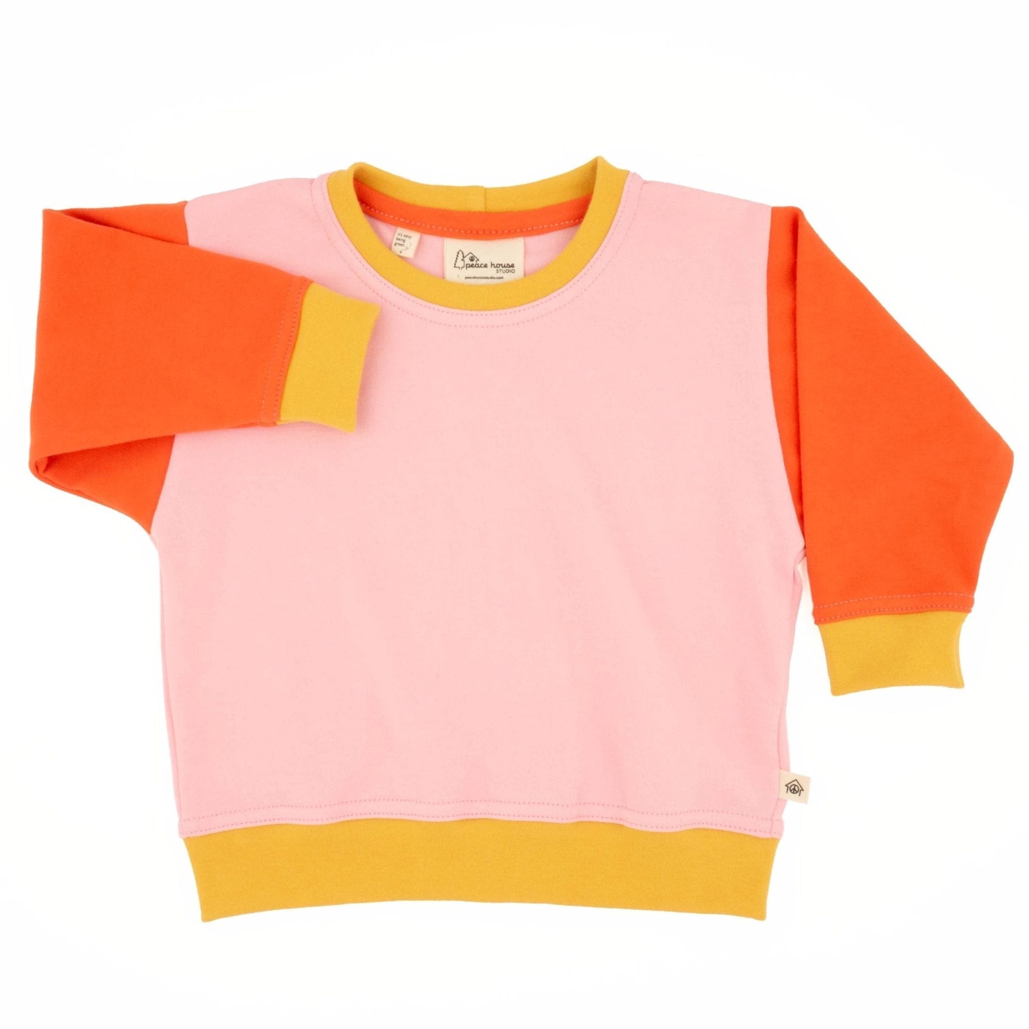 Big Kid Colorblock Sweatshirt by Peace House Studio