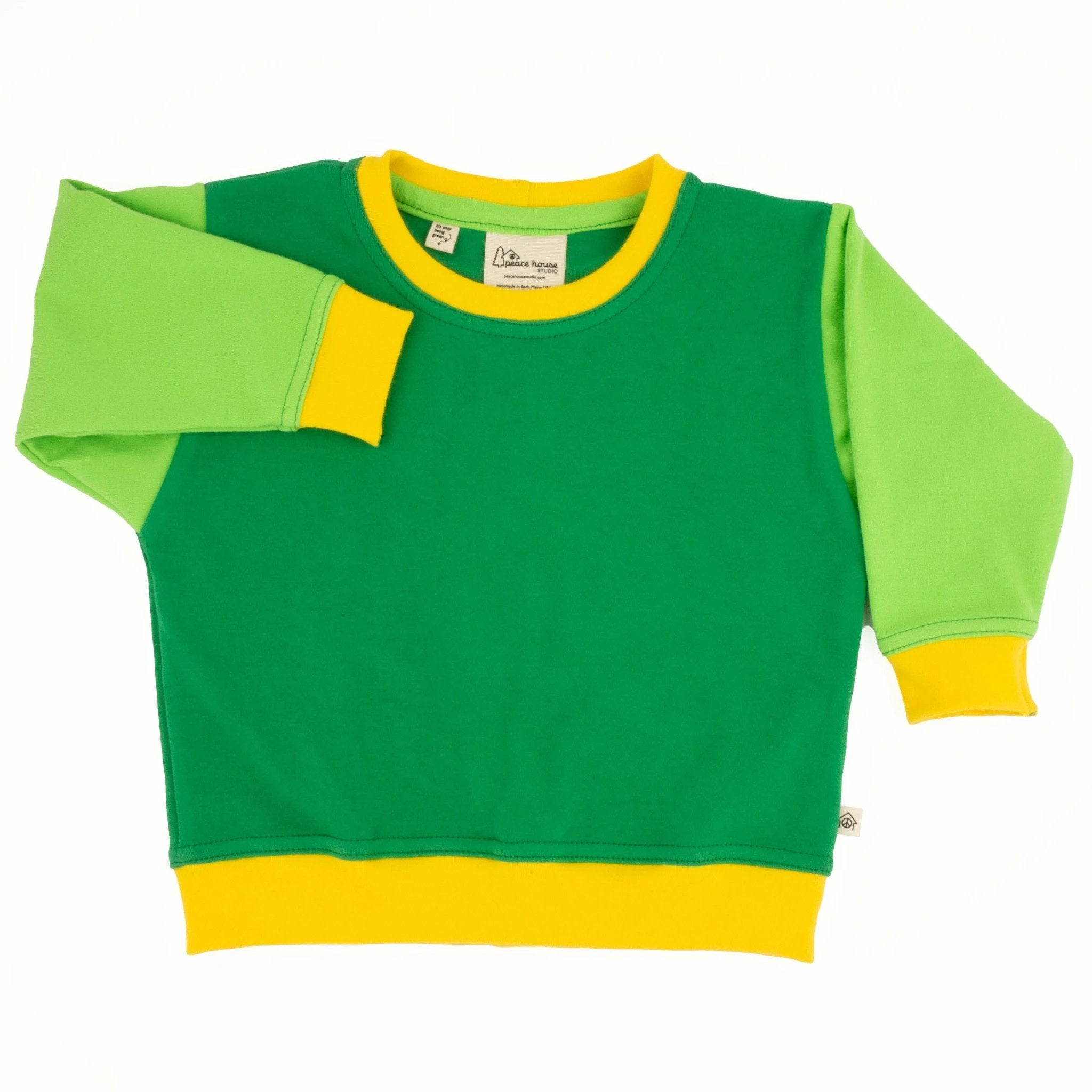 Big Kid Colorblock Sweatshirt by Peace House Studio