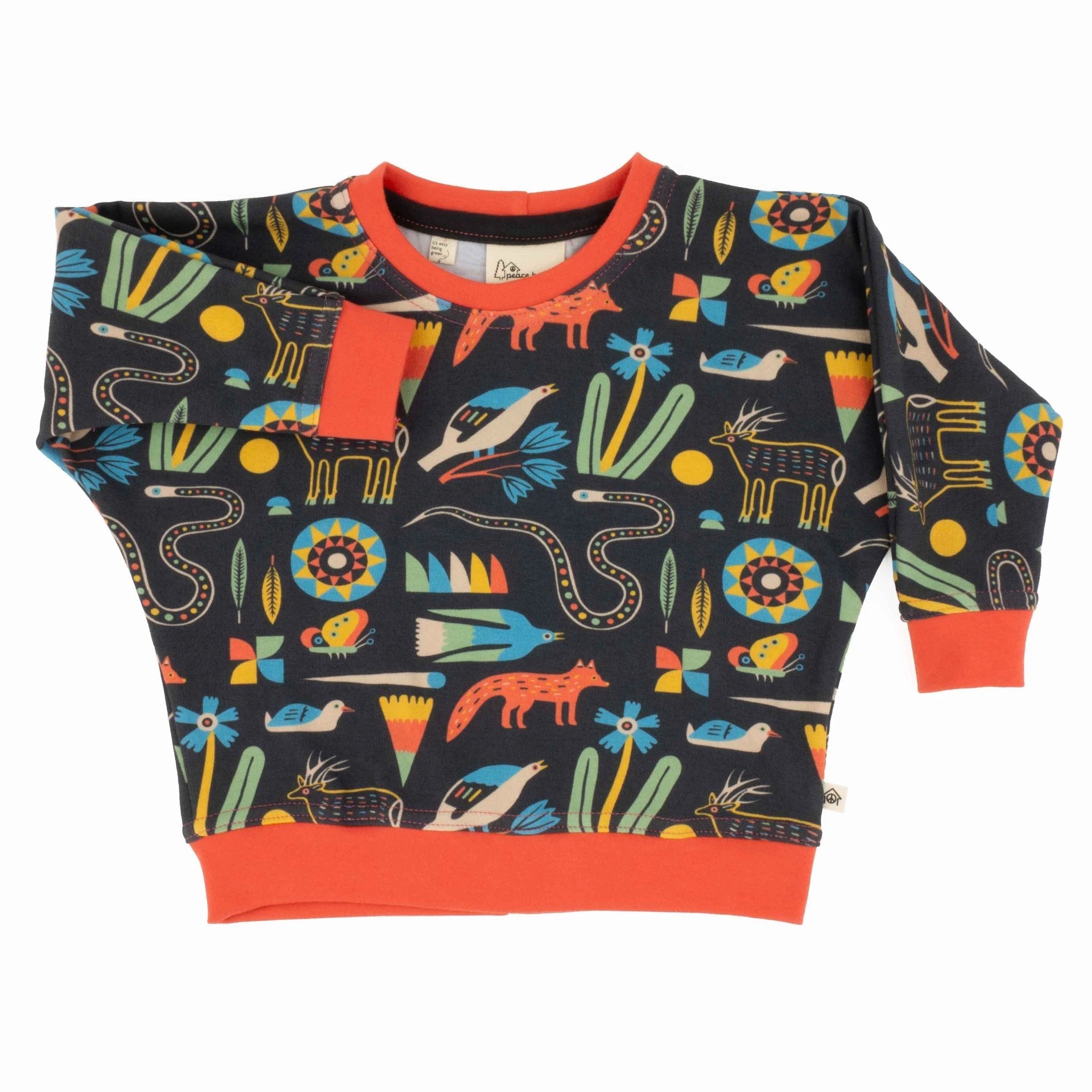 Big Kid Print Sweatshirt by Peace House Studio