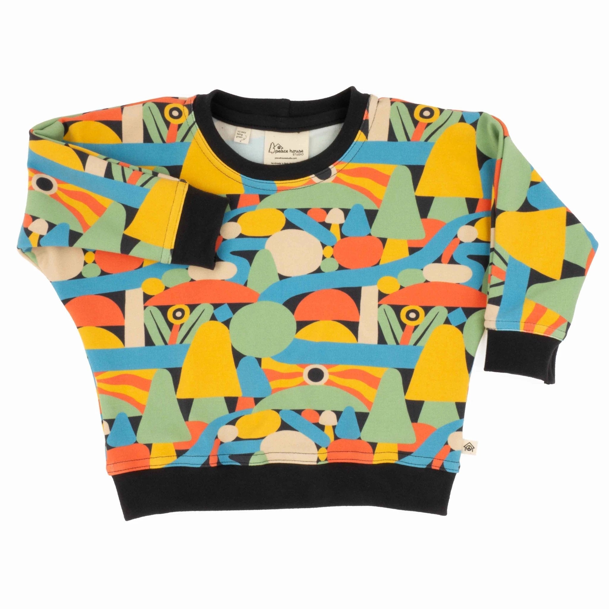 Big Kid Print Sweatshirt by Peace House Studio