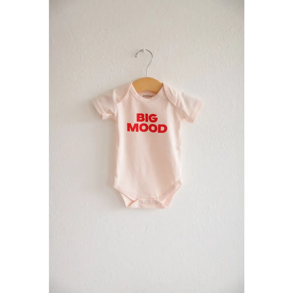 Big Mood Organic Cotton Baby Onesie
