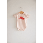 Big Mood Organic Cotton Baby Onesie by Polished Prints