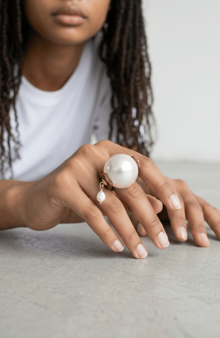 Big round faux ring Ring La Vie Bien Big round faux ring