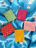 Big Silk Potli, Set of 5 Favors & Return Gifts La Vie Bien Big Silk Potli, Set of 5