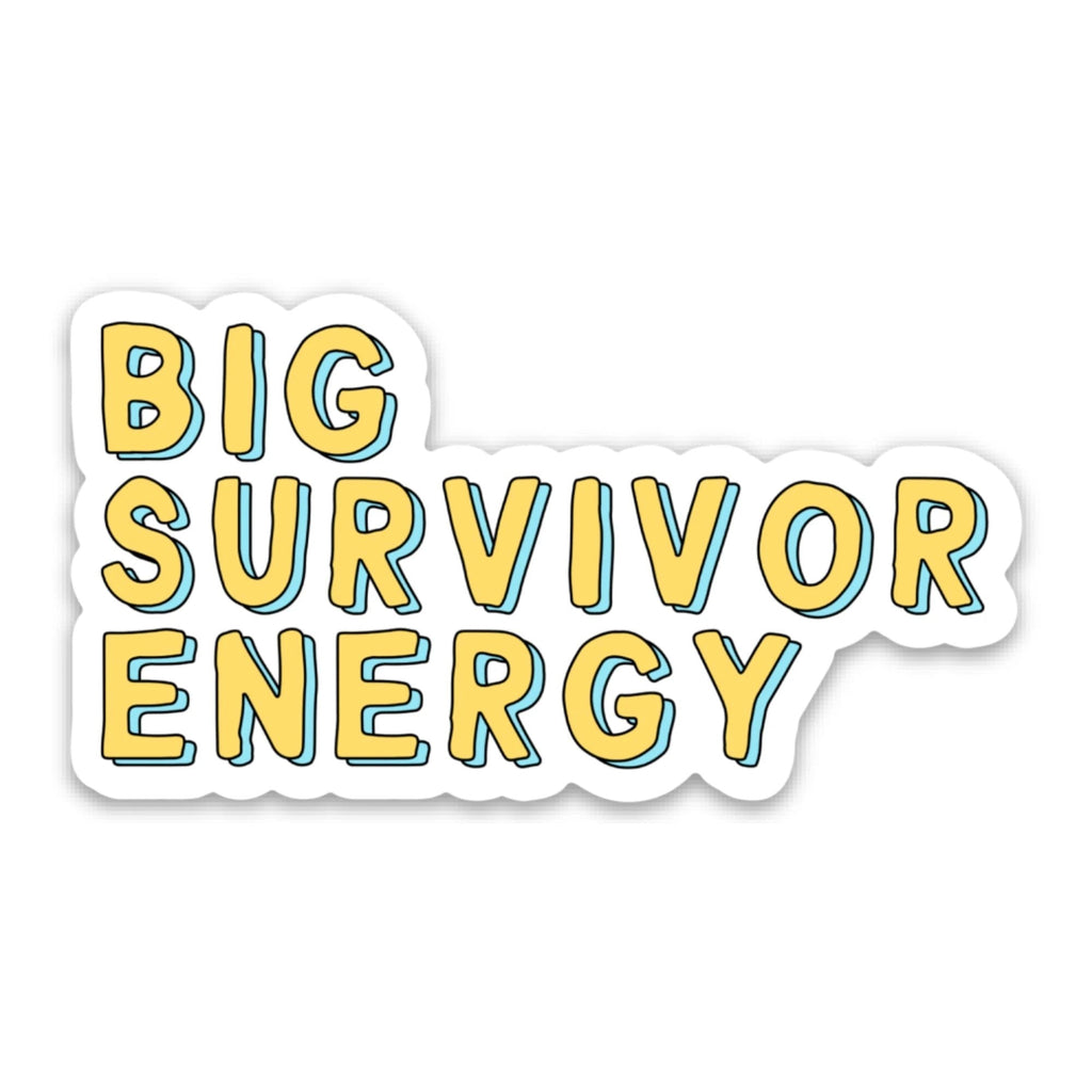 Big Survivor Energy Vinyl Sticker by Five Dot Post