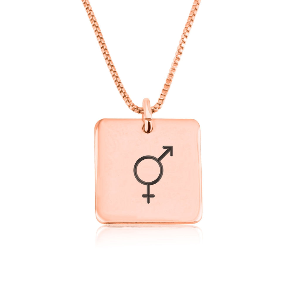 Bigender Pride Necklace La Vie Bien Bigender Pride Necklace