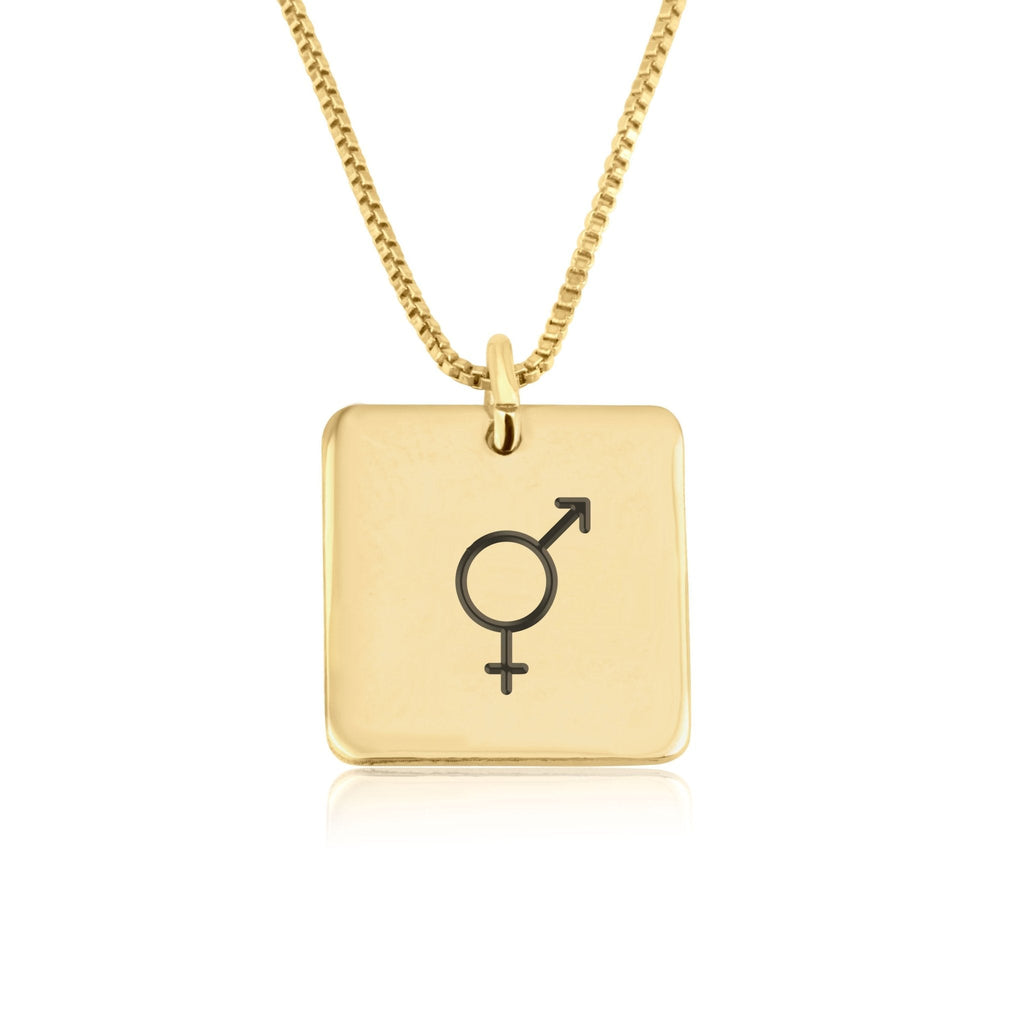 Bigender Pride Necklace La Vie Bien Bigender Pride Necklace