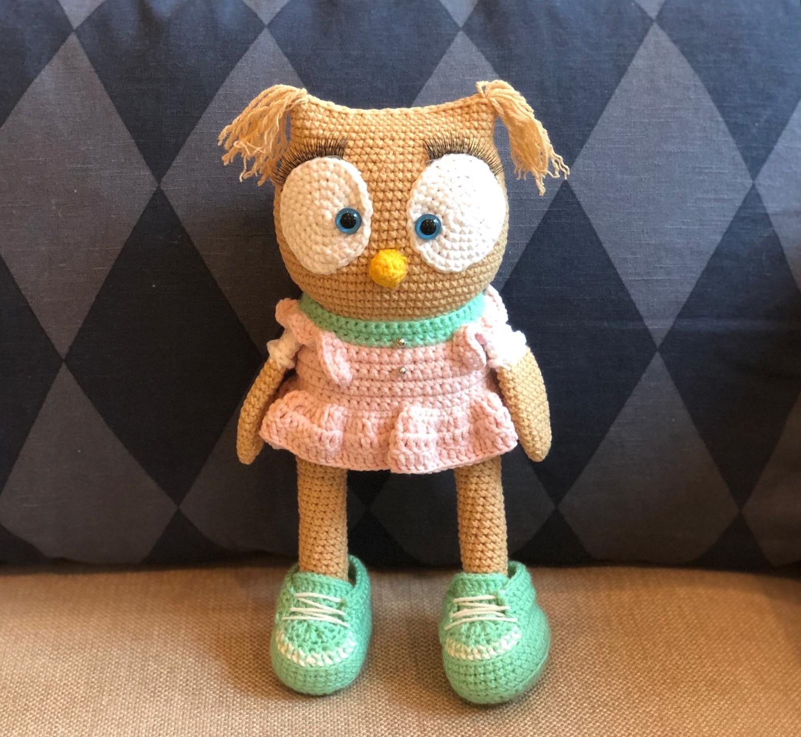 Handmade Crochet Owl Toy