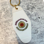 Billionaires Are Compostable 🌸 Motel Style Keychain by The Bullish Store