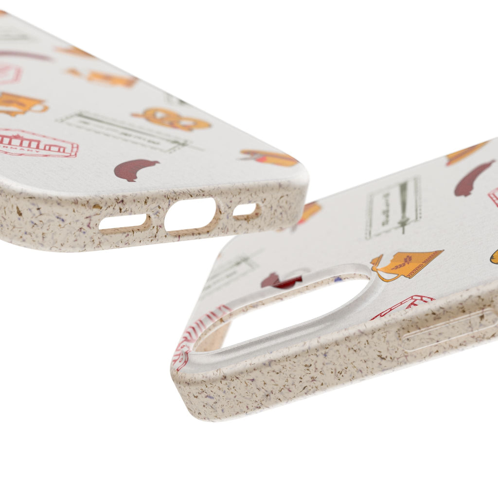 Biodegradable Phone Case with German goodies (Bavarian Pretzels, Beer Steins, hats, Fernsehturm tower & Berlin Stamps) Phone Case La Vie Bien Biodegradable Phone Case with German goodies (Bavarian Pretzels, Beer Steins, hats, Fernsehturm tower & Berlin Stamps)