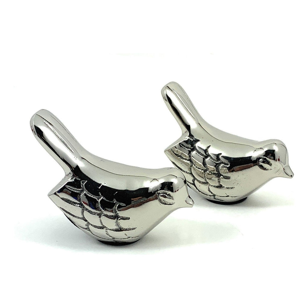 Vibhsa Birds of Health and Happiness Set of 2 (Silver)