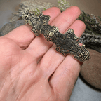 Birka Celtic Viking Brooch - Bronze Historical Reproduction Pin Brooch La Vie Bien Birka Celtic Viking Brooch - Bronze Historical Reproduction Pin