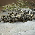 Birka Celtic Viking Brooch - Bronze Historical Reproduction Pin Brooch La Vie Bien Birka Celtic Viking Brooch - Bronze Historical Reproduction Pin