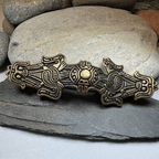 Birka Celtic Viking Brooch - Bronze Historical Reproduction Pin Brooch La Vie Bien Birka Celtic Viking Brooch - Bronze Historical Reproduction Pin