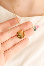 Birth Flower Necklace by Rose & Clay