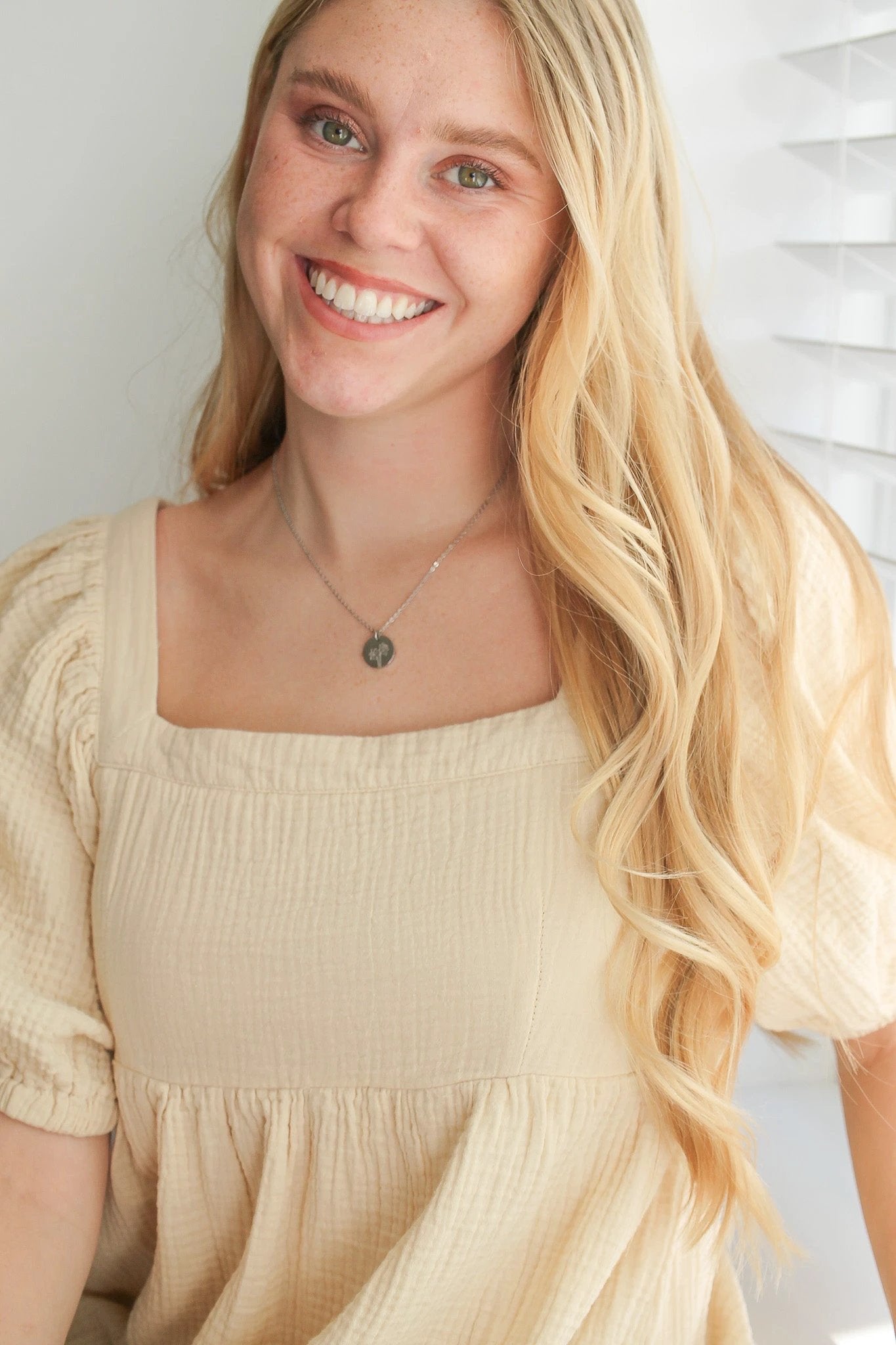 Birth Flower Necklace by Rose & Clay
