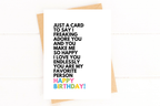Birthday Card - I Love You My Favorite Person Card by Five Dot Post