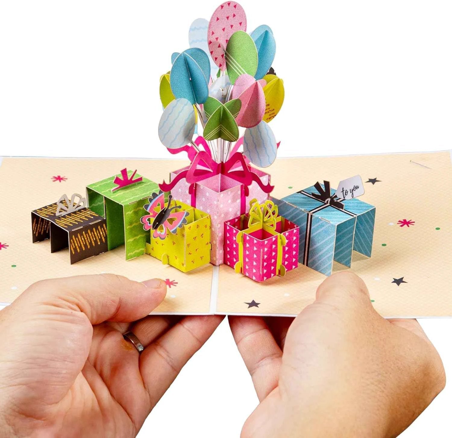 Birthday Party Pop Up Card by Paper Love