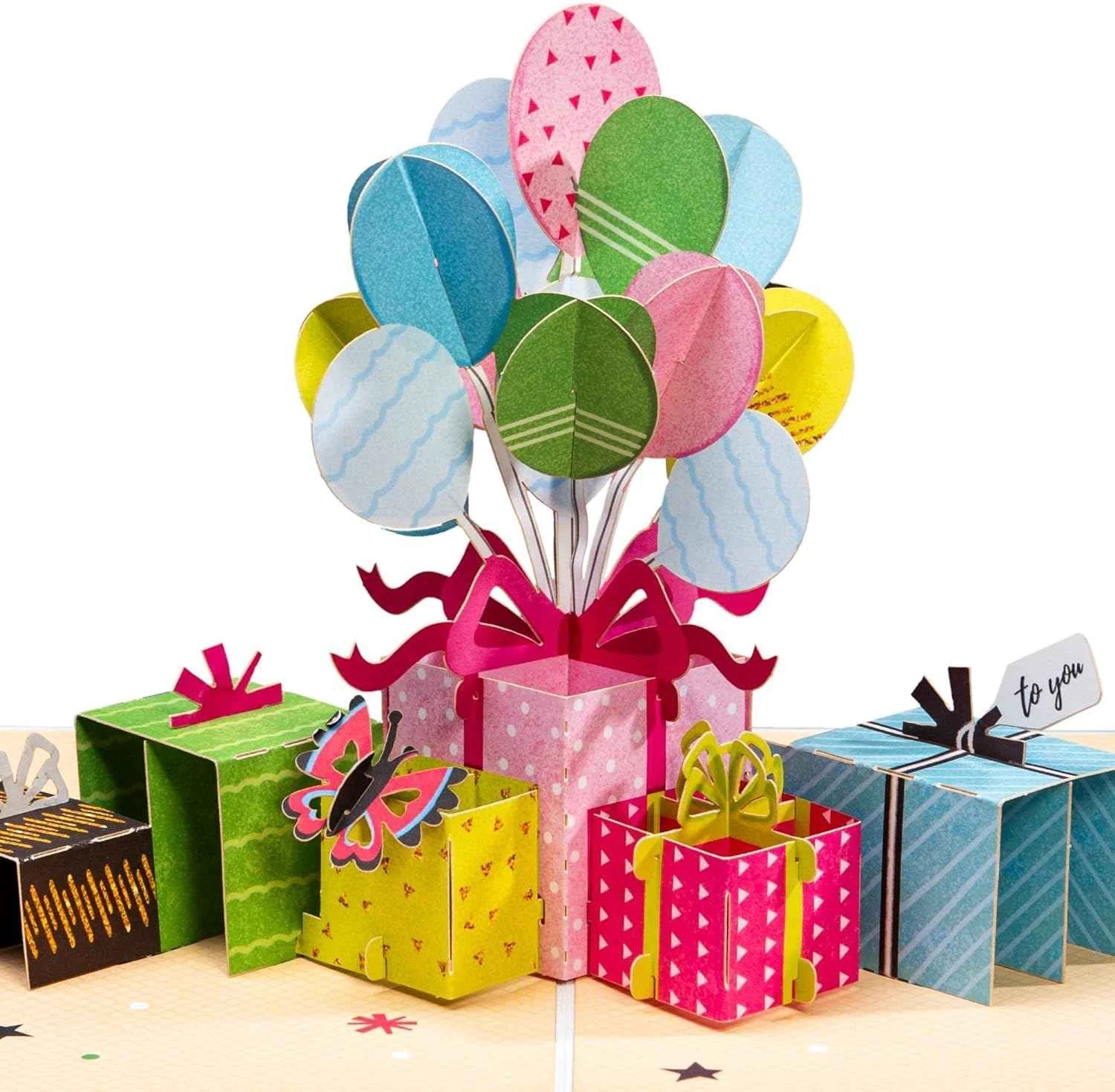 Birthday Party Pop Up Card by Paper Love
