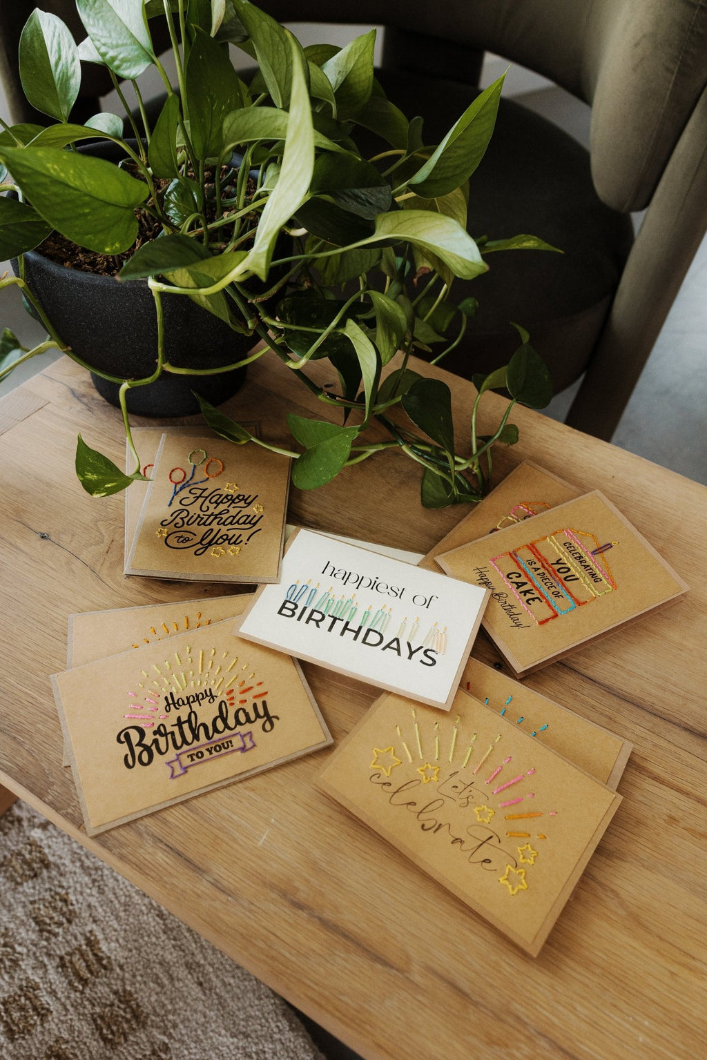 Birthday Variety Pack - 10 Greeting Cards Greeting Cards La Vie Bien Birthday Variety Pack - 10 Greeting Cards