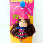 Birthday Worry Doll Cake Topper with Candle La Vie Bien Birthday Worry Doll Cake Topper with Candle