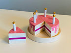Wooden Birthday Cake Toy by PoppyBabyCo
