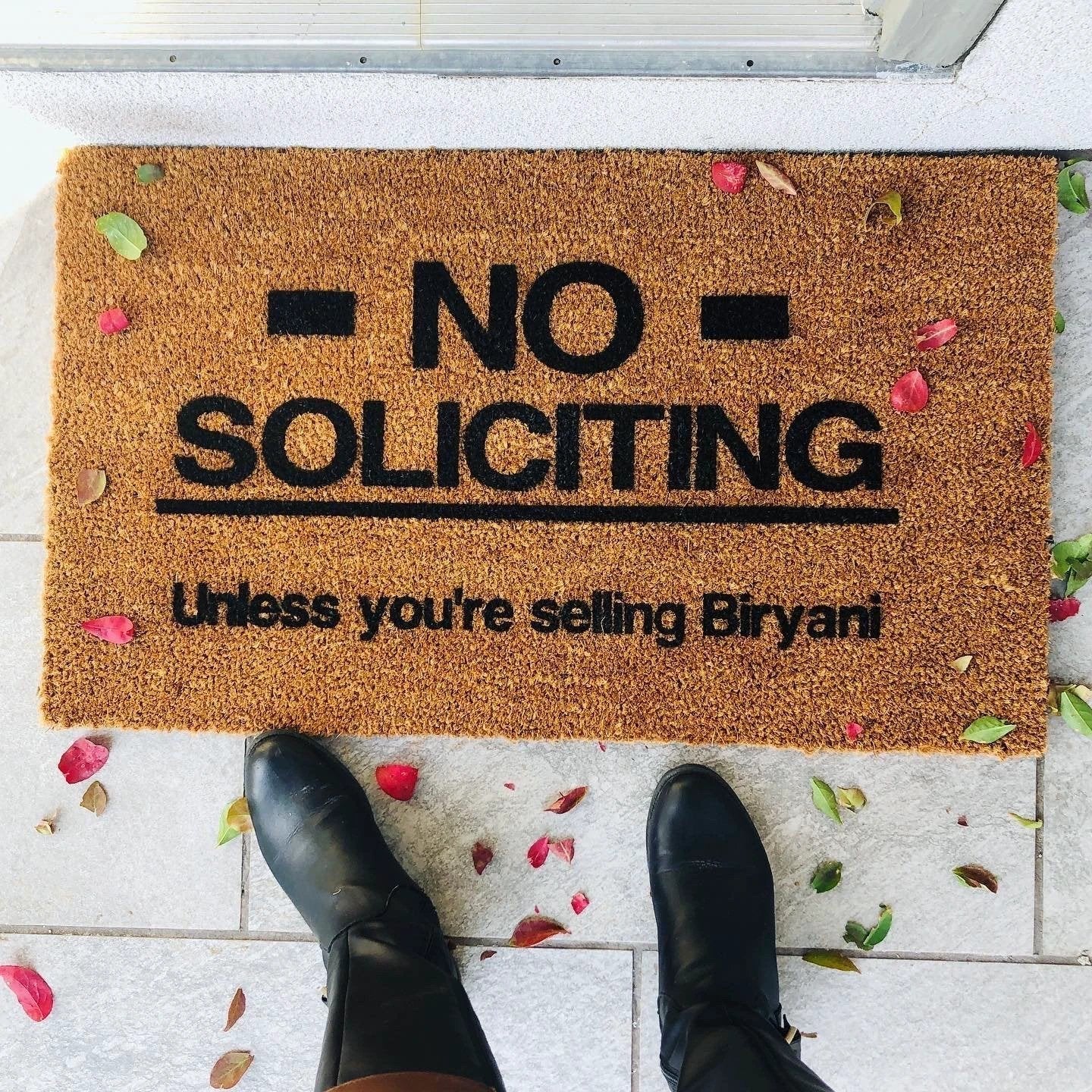 Biryani Doormat by Modern Desi