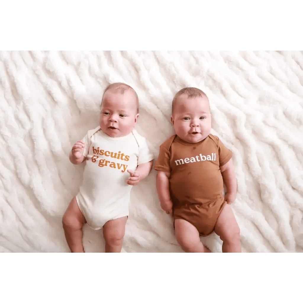 Biscuits & Gravy Baby Onesie by Polished Prints