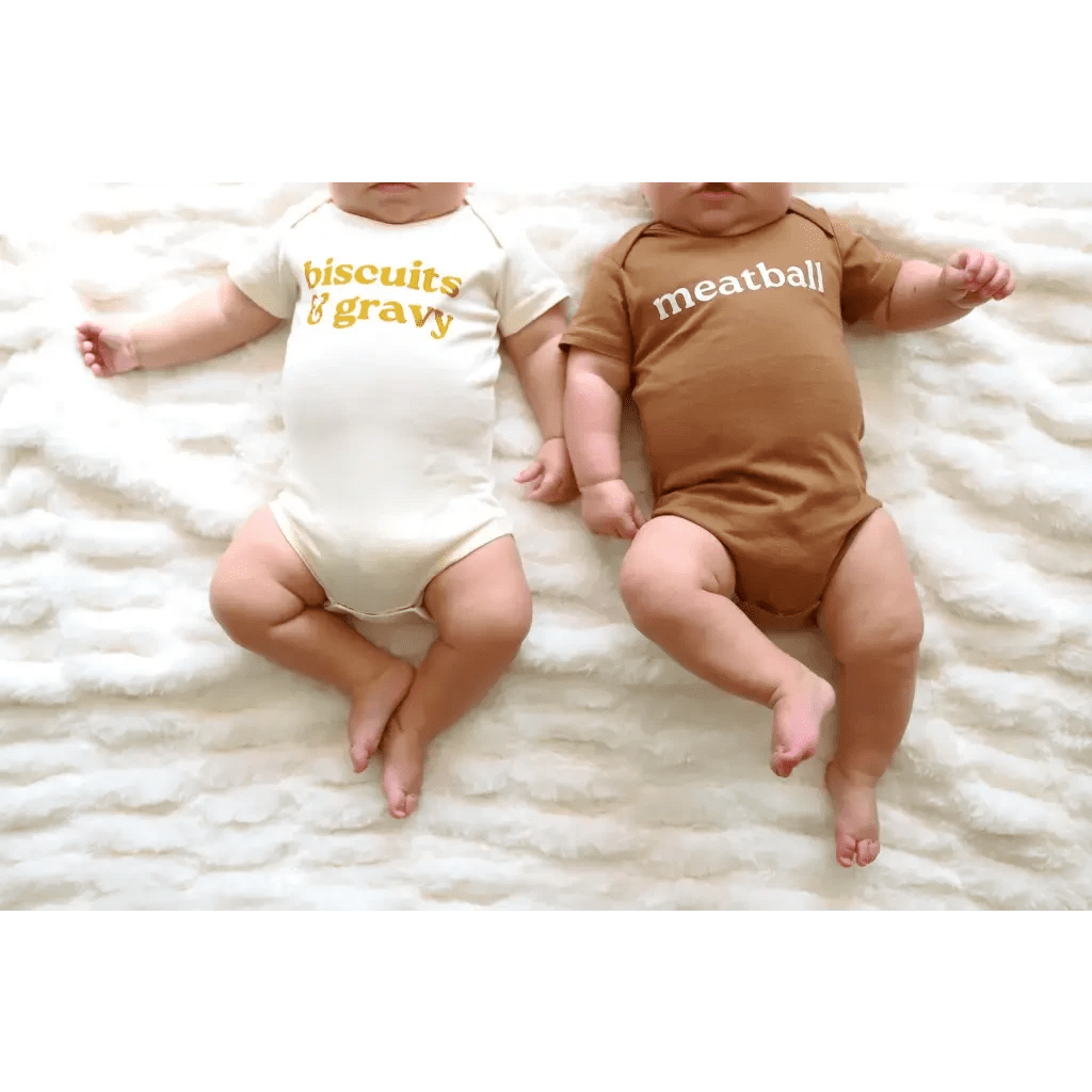 Biscuits & Gravy Baby Onesie by Polished Prints
