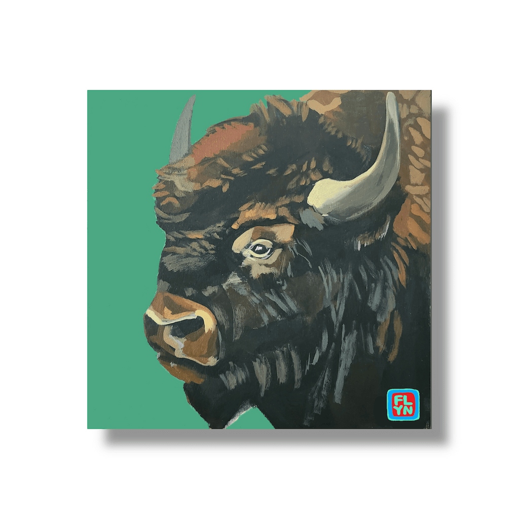 Bison Sticker by FLYNhats