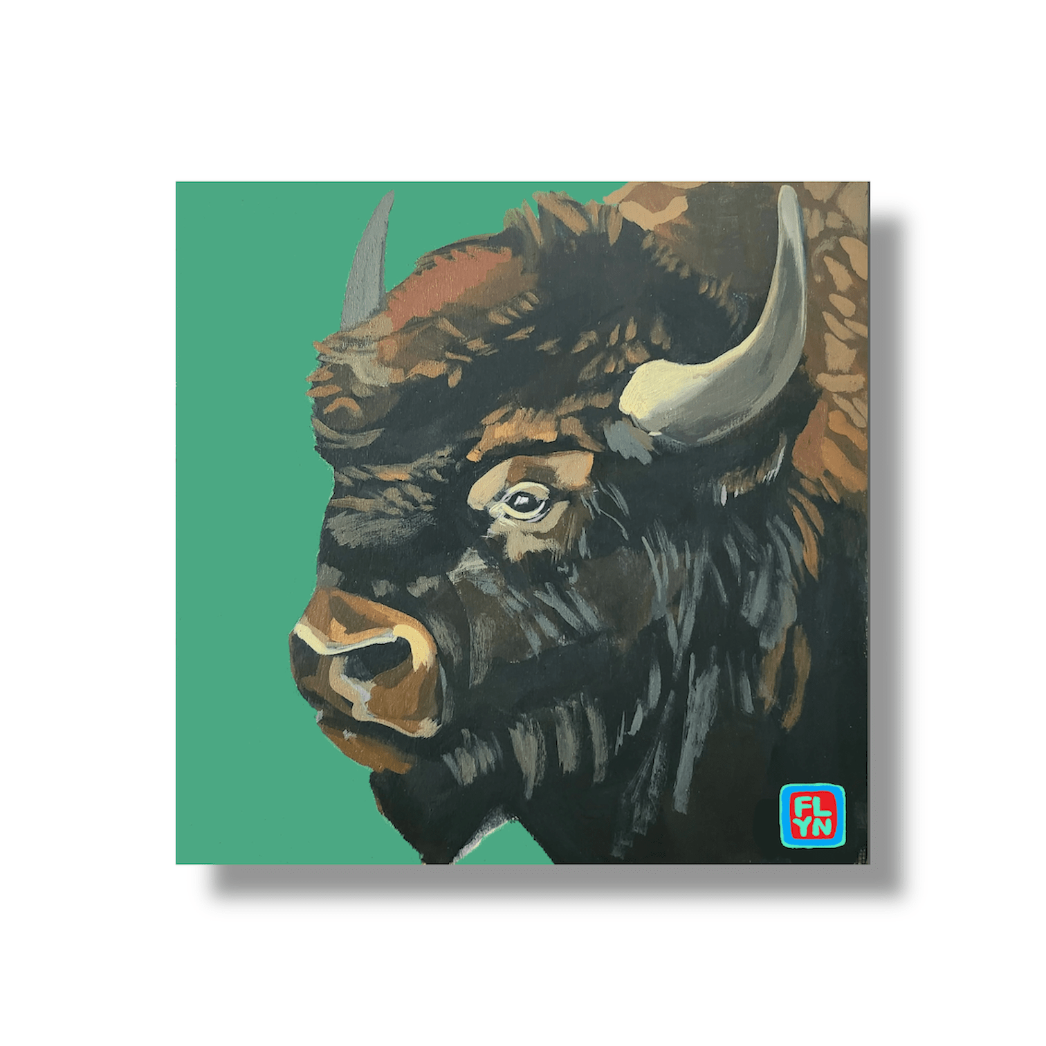 Bison Sticker by FLYNhats