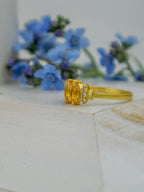 Bitty Leaf Ring by Ash & Rose